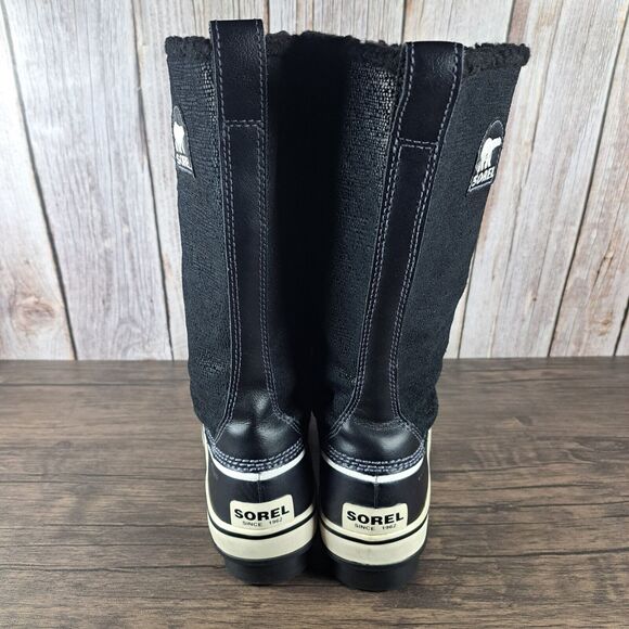 Sorel Trivoli High Mid Calf WP Boots Women's Sz 7 Black NL1907 010 (GUC) - Picture 4 of 8
